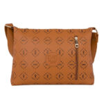 De Raggi γυναικεία τσάντα χιαστί Monogram Series 25123-1314 Camel