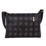 De Raggi Τσάντα Χιαστί Monogram Series 25123-1314 Black