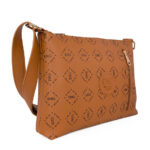 De Raggi γυναικεία τσάντα χιαστί Monogram Series 25123-1314 Camel - Image 2