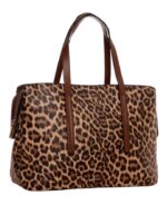 Τσάντα Ώμου Animal Print BagtoBag WH2503 - Καφέ - Image 2